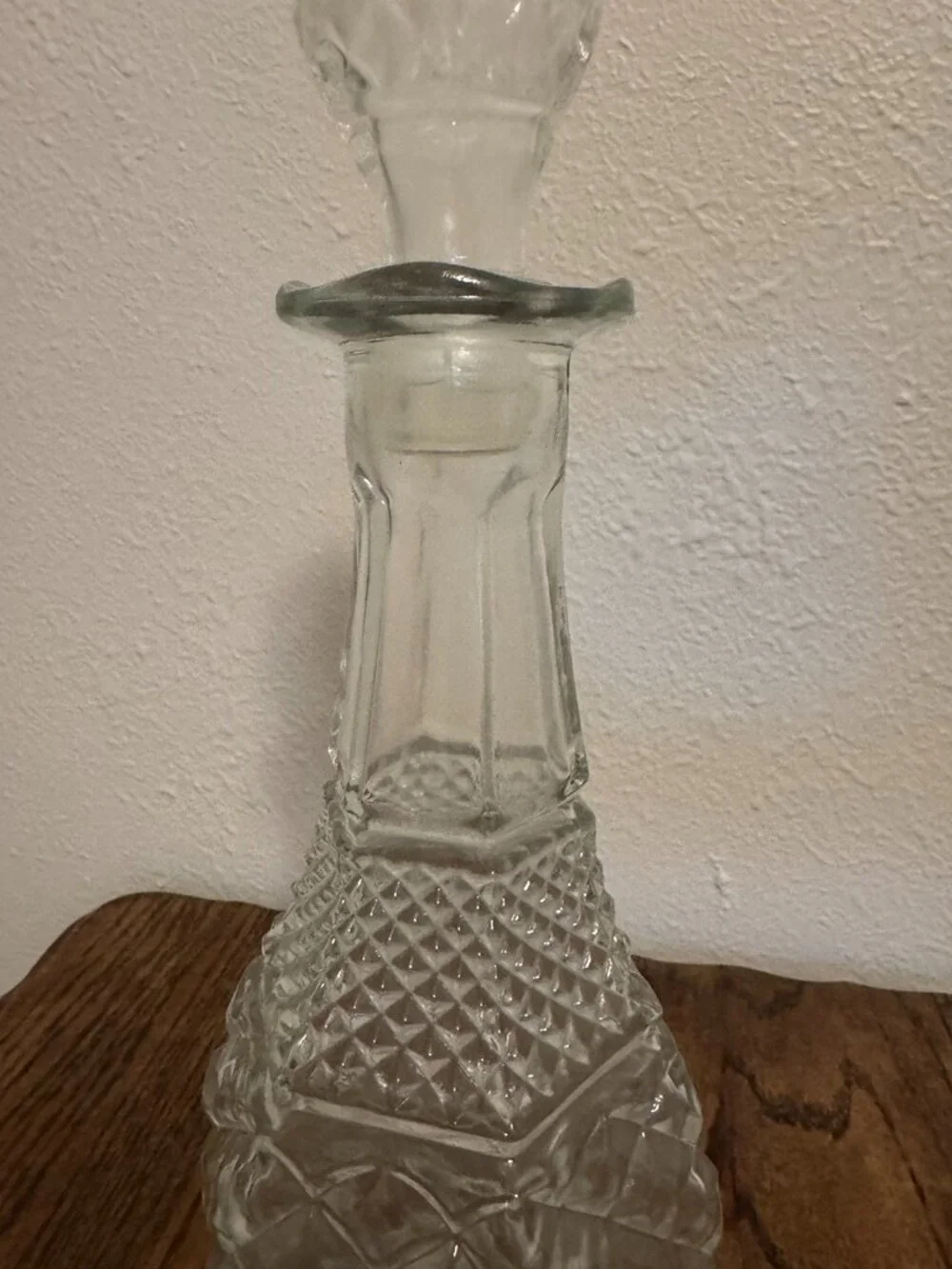 Anchor Hocking Wexford Glass Decanter Vintage
